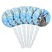 GRAPHICS & MORE Ass Hat Donkey Funny Cupcake Picks Toppers Decoration Set of 6