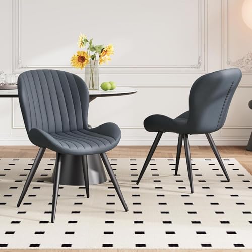 Hawthyhome Esszimmerstühle 2er Set, Küchenstuhl, Stuhl Esszimmer Wohnzimmer, ergonomischer Sessel,...