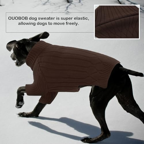 Pull de Noël pour chien grand format idéal comme cadeau festif d'hiver - 6