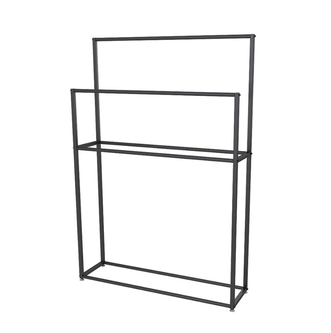 DKRAHRJJ Freestanding Towel Rack, Towel Stand Towel Holder for Bedroom Laundry Room/A-Black/75 * 20 * 110Cm