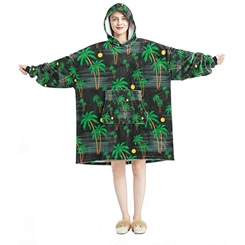 Sweat à capuche surdimensionné pour des soirées cocooning en flanelle sherpa - 2