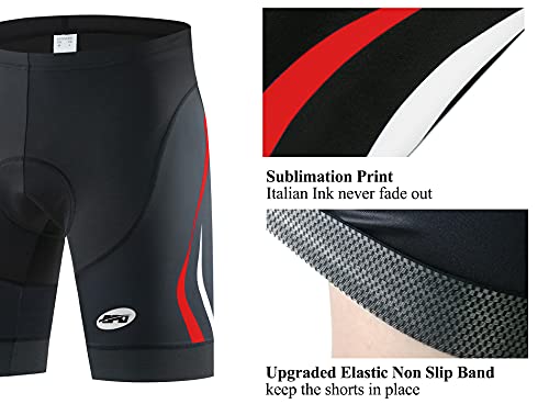 Biker Shorts Padded Cycling Bottoms miniatura 3