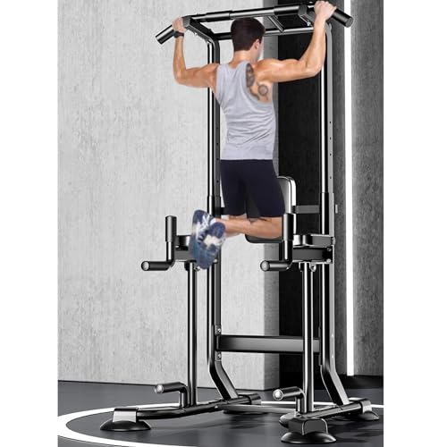 Torre de potencia multifunción para gimnasio en casa, entrenamiento de fuerza de cuerpo completo, carga máxima de 660 libras