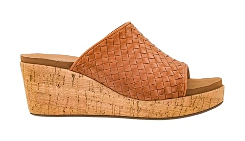 Corkys Footwear Women's Wine And Dine 2.5-Inch Wedge Sandal - With A Woven Upper, Cork Platform, Slip-On Design, and Corkys Soft EVA Insoles For All Day Wear2