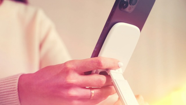 Supporto Per Smartphone In Acrilico – 4 Pezzi Con Impugnatura Airbag Pieghevole, Rotazione 360°, Per Selfie, Videochiamate E Gaming