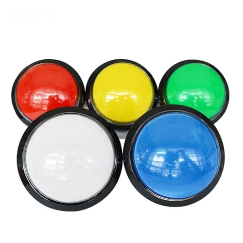 Bouton interrupteur réinitialisation machine 60 mm grand cercle bleu - 3