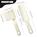4 PCS Fade Comb Compatible with All Clippers Barber Accessories, Blend Friend Fade Comb for Men Barber Supplies