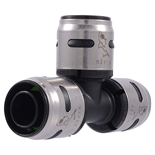 SharkBite K370a Evopex Push-to-Connect Tee, 3/4
