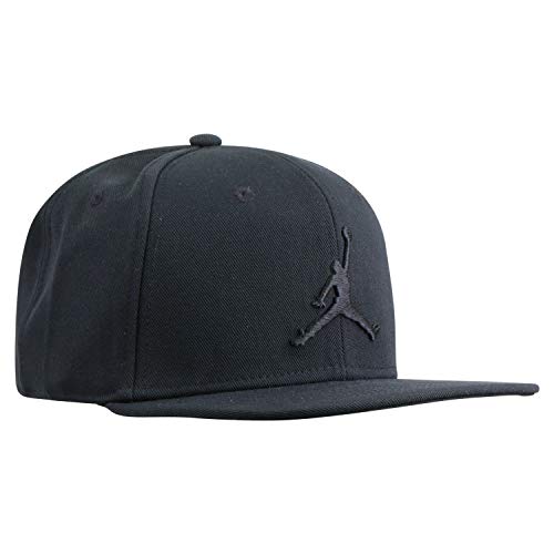 Nike Jordan Pro Jumpman Snapback para hombre, Negro, talla única