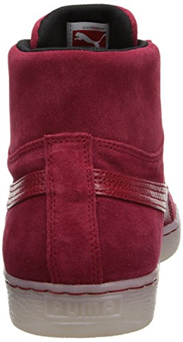 Puma Men's Suede Classic+ Mid Rebel Mix-M, Jester Red/Black, 13 M US