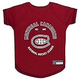 NHL Montreal Canadiens Tee Shirt for Dogs & Cats, Large. - Are You A Hockey Fan? Let Your Pet Be An NHL Fan Too!