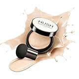 Makeup Foundation for Older Women | Light Warm-Neutral Shade | Best for Fair Skin | Foundation Cushion with Mushroom for Mature Skin | Buildable Coverage Cream | Shade-adapting | Smooths Texture