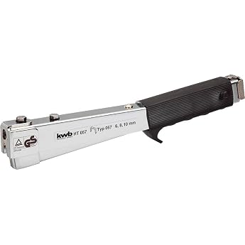 KWB Professional Hammer Stapler HT 057, 057&ndash;057 | Stainless steel, hand tacker function with finger protection, magazine for 