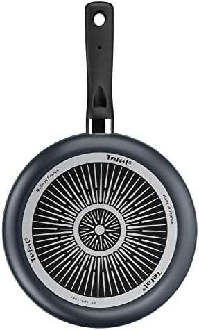 Tefal Hard Titanium Essential C38804 Patelnia, Czarny, 24 cm