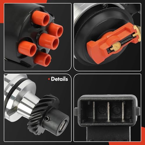 A-Premium Ignition Distributor with Cap and Rotor Compatible with Volkswagen Jetta/Golf 1996-1999, Cabrio 1996-2002, 2.0L by A-Premium - Image 8