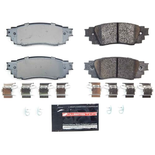 Image of PowerStop Z23 Performance Carbon Fiber Ceramic Brake Pads Rear Z23-1879B | Toyota RAV4, Toyota Prius, Venza Carbon Fiber Ceramic Brake Pads + Installation Hardware