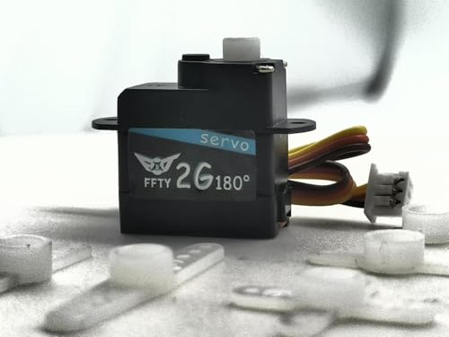 Image of 2PCS 2G Plastic Gear Mini Servo, 3.7-5V RC Micro Digital Servos Kit for RC Helicopter Airplane Car Boat & Robot Parts (JST Connector)
