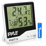 Comfort level indicator: humidity meter with humidity level icon indicates air condition; dry/comfort/wet, allowing this humidity sensor to ensure you’re always aware of changes to your home/Household with just a quick glance High and low records: ac...