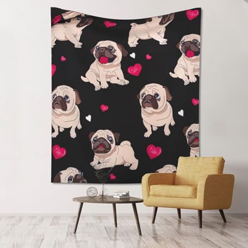 Tenture murale carlin mignon SHuWeiD pour intérieur cocooning