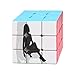 Hot Underwear Woman Squats Magic Cube Puzzle 3x3 Toy Game Play