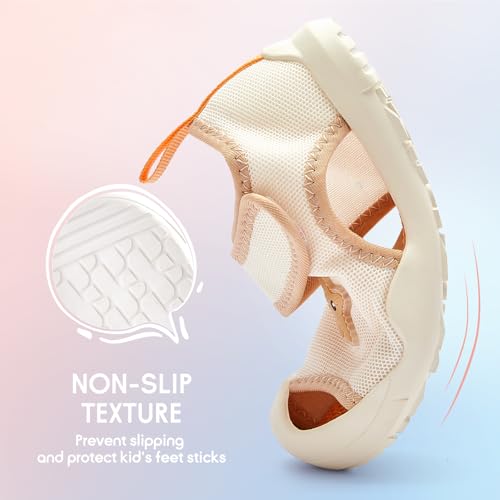Balabala Sandals Toddler Boys Girls Walking Shoes Breathable Quick Dry Barefoot Shoes Non Slip Kids Sandals for Hiking Casual4