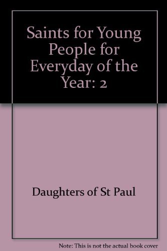 Saints for Young People for Everyday of the Year 081980648X Book Cover