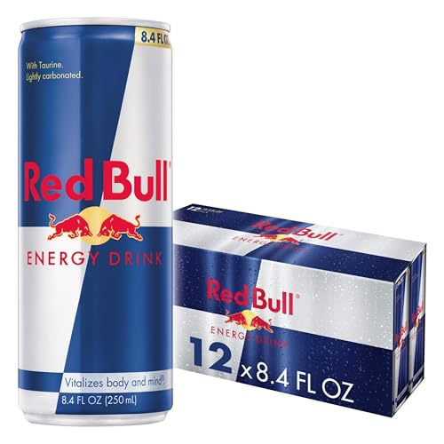 Red Bull Energy Drink, 8.4 Fl Oz (Pack Of 12)