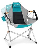 KingCamp Hammock Camping Chair, Swinging Portable Folding Camp Chairs for Adults Max 440lbs Heavy Duty Foldable Oversized Rocker with Aluminum Alloy Frame Cup Holder for Outdoor Beach Patio Sport