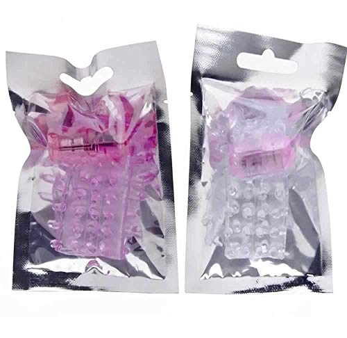 Meia Capa Peniana Com Mini Vibrador Massageador e Estimulador de Clítoris Sex Shop