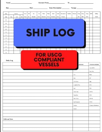 Ship Log: For USCG Compliant Vessels: Publishing Parallax