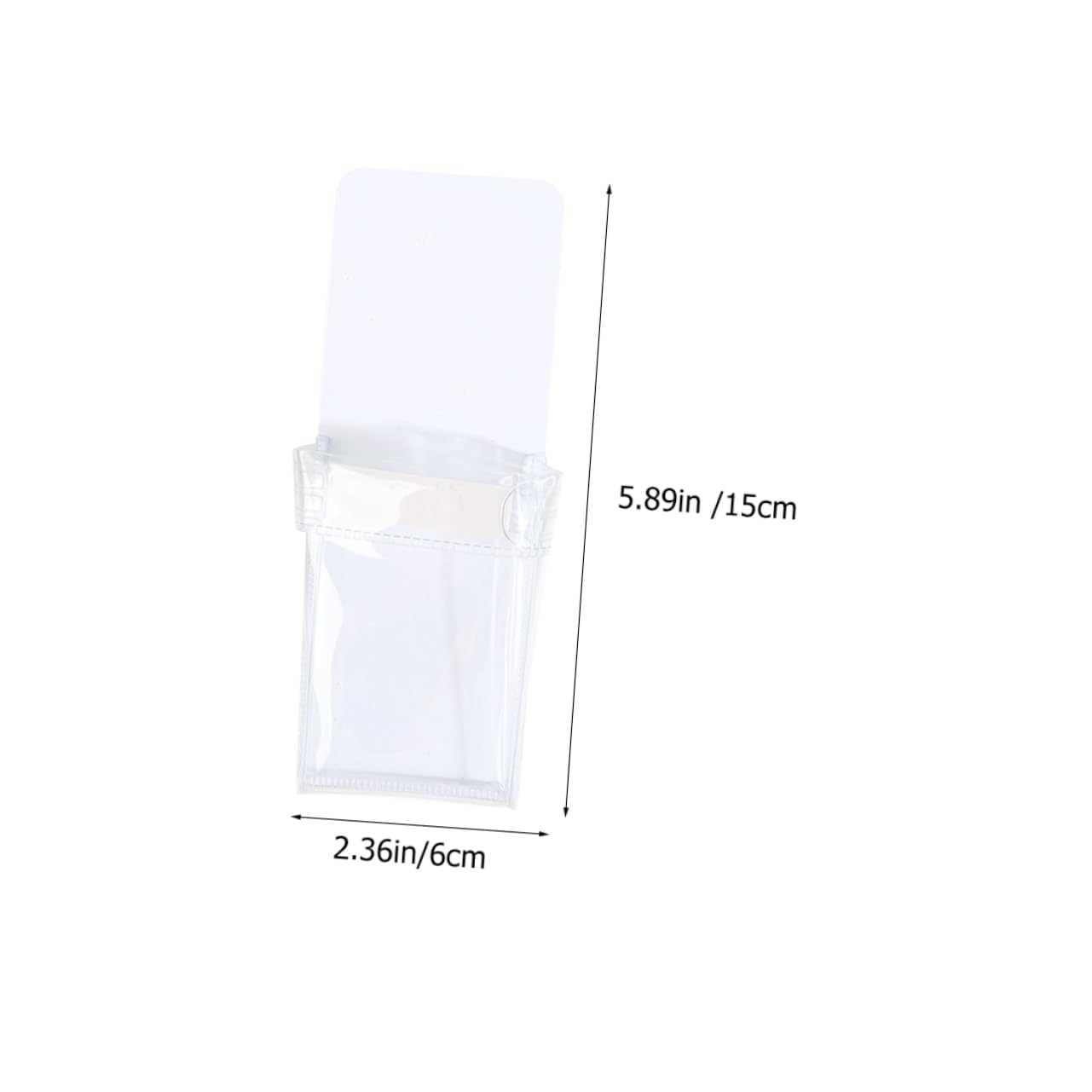 VILLCASE 5 Set Portapenne Magnetico Trasparente Portapenne Scrivania Spillo Porta Di Penna Multifunzionale Magnetici Per Ufficio o Da Lavagna Pvc 4 Pezzi * 5