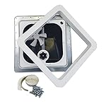 Ventline RV Roof Vent Smoke w/ 12 Volt Fan, Putty & Screws
