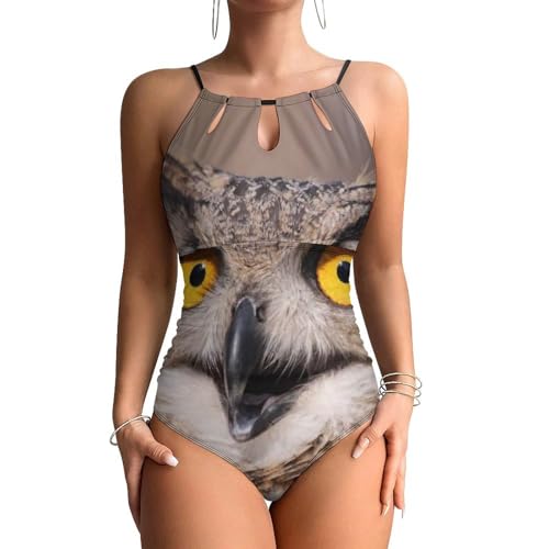 Monokini Hibou Mignon maillots de bain une pièce femme gainant