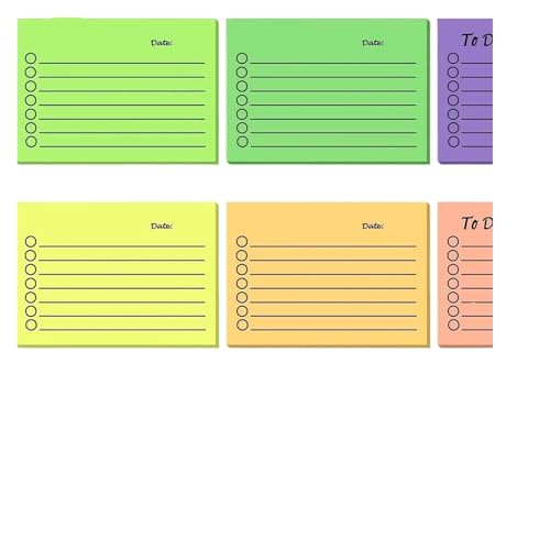Notes autocollantes multicolores repositionnables pour trier vos idées