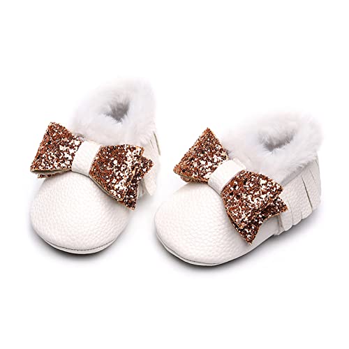 Baby Booties Winter Snow Boots Baby Shoes Cute Anti-Slip Soft Sole Warm Indoor Outoor Shoes First Walker Crib Shoes3