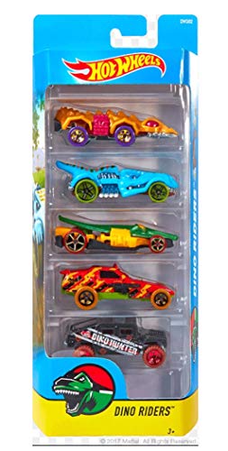 hot wheels dino riders 5 pack
