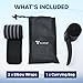 SLANA Elbow Wraps for Weightlifting – 40” Long Adjustable Compression Elbow Sleeves Weightlifting Men with Hook-and-Loop Closure – Support for Heavy Pressing, Strength Training & Lifting Stability