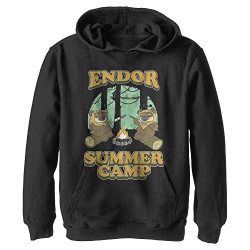 Sweat à capuche Star Wars Endor Summer Camp pour garçon en coton confortable