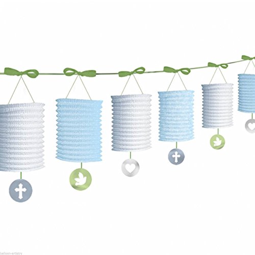 Amscan 229423 Paper Lantern Garland, One Size, Multicolor