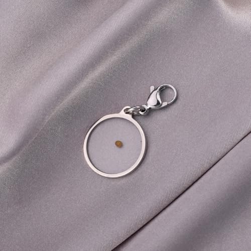 Mustard Seed Charm Zipper Pull Clip, Stainless Steel Faith Mustard Seed Pendant Zipper Clip Inspirational Christian Religious Jewelry Gift for Men Women Sunday School Teacher3