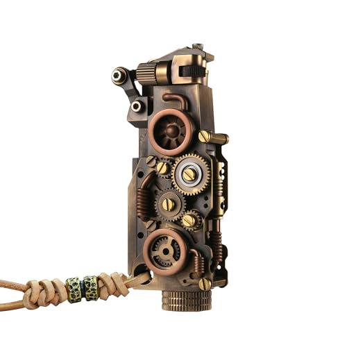 Encendedor THORENS steampunk de latón y queroseno