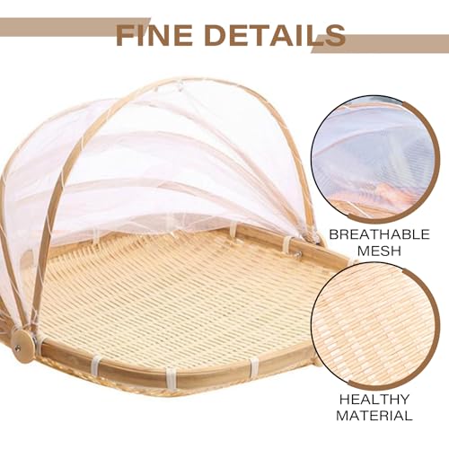 Cesta de frutas con cubierta para proteger tu comida de insectos 7
