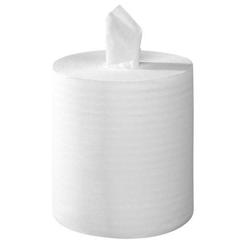 bobinas secamanos - Paquete de 6 bobinas de 2 Capas, Material Absorbente, Ideal para Uso en baños y cocinas, Compatible con dispensadores estándar.