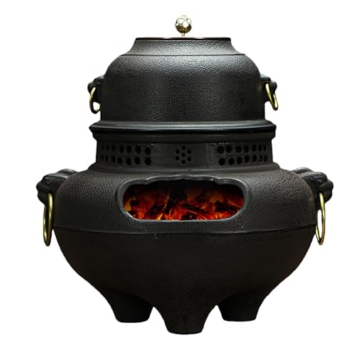 Luulife �S�ʒ��S���F�����A�S���F�A������A�Y�Β��� �S���F������`���R�[���e�B�[�X�g�[�u�ύ��ݓS�F���背�g���Y�g�[ (�u���b�N,30*30*34CM)