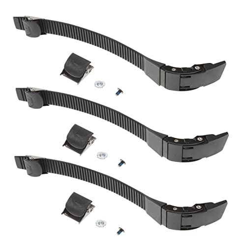 KOMBIUDA Roller Skate Accessories 3 Pack Professional Buckle Replaceable Straps for Men's Roller Shoes Easy to Use Durable