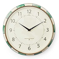 【おしゃれ】MacKenzie-Childs Courtly 壁掛け時計 Amazon.com: MACKENZIE-CHILDS Wall Clock, Decorative Clock