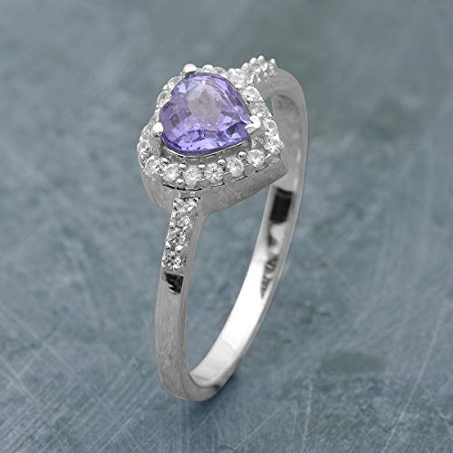 Shine Jewel Anello a grappolo di cuore! Anello di