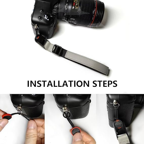 Image of figurine 2PCS Camera Strap,Camera Accessories for Photography.Minimalist Camera Wrist Strap Set for Travel