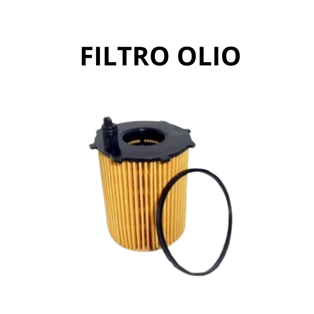KIT TAGLIANDO 4 FILTRI MISTI 4 LT TOTAL 5W40 COMPATIBILE CON PEUGEOT 206 1.4 HDi 50 KW
