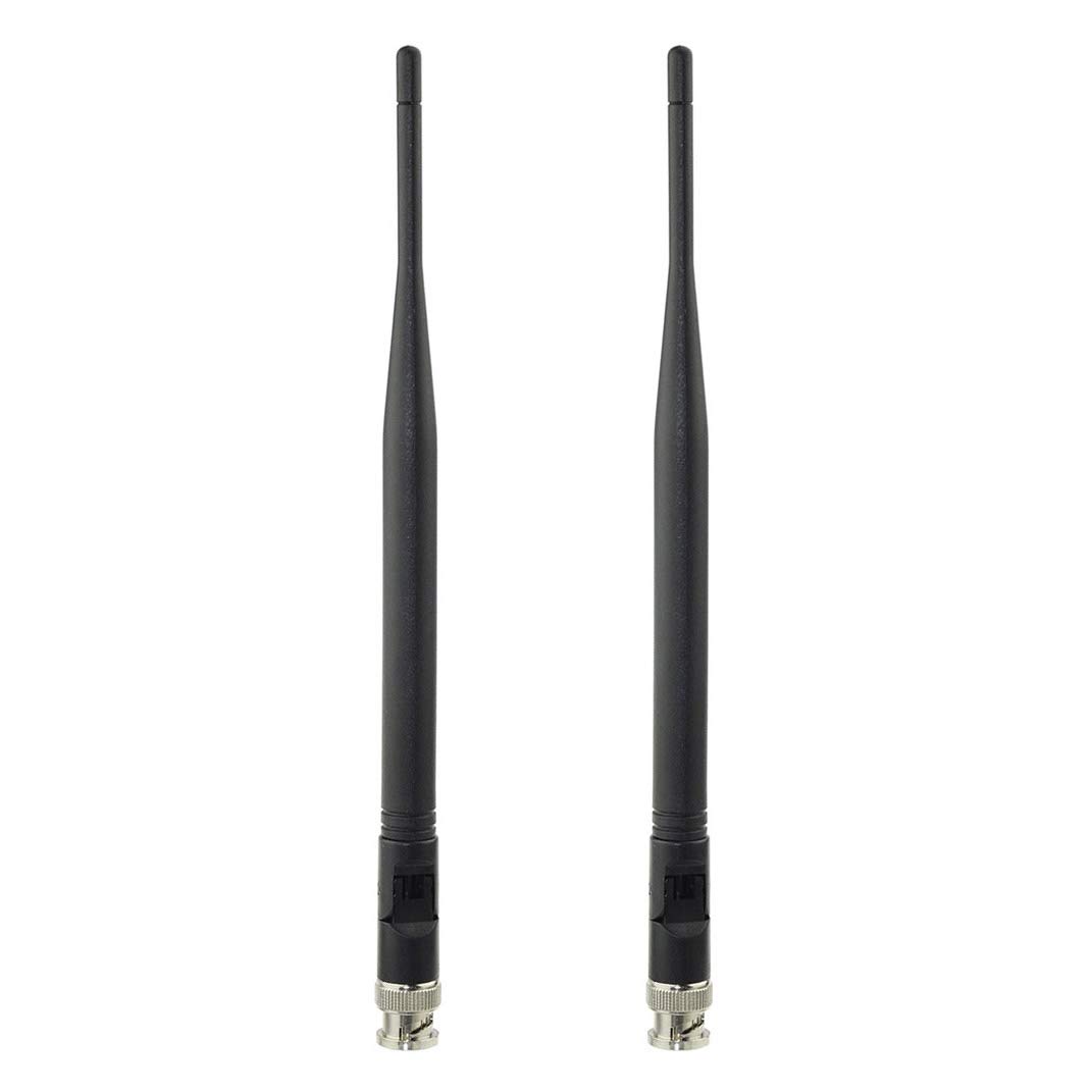 Bingfu Antenne UHF Mâle BNC 400MHz-960MHz Récepteur Microphone sans Fil (Paquet de 2) Compatible avec Récepteur de Micro Audio Numérique à Distance Dispositif Tuner Amplificateur Radio-Amateur